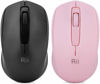 Picture of Rii Wireless Mouse 1000DPI for PC, Laptop, Windows,Office Included Wireless USB dongle (Black+Pink)
