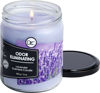 Picture of Lavender Odor Eliminating Highly Fragranced Candle - Eliminates 95% of Pet, Smoke, Food, and Other Smells Quickly - Up to 80 Hour Burn time - 12 Ounce Premium Soy Blend