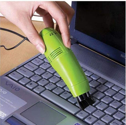 Picture of 1Pc Computer Keyboard Mini Vacuum Cleaner Convenient It New Mini Laptop USB Desktop Pc Cleaning Brush Notebook Accessories Nice and Practical
