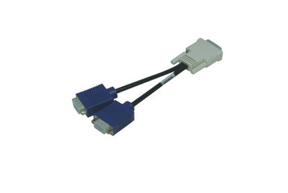 Picture of HP LFH / DMS-59 to Dual VGA Y-Splitter Cable 338285-008 (Discontinued by Manufacturer)