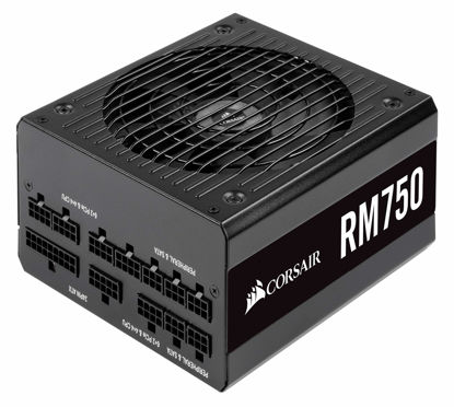 Picture of Corsair RM750, RM Series, 80 Plus Gold Certified, 750 W Fully Modular ATX Power Supply - Black