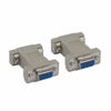 Picture of KENTEK HD15 15 Pin Female to Female F/F VGA SVGA Port Adapter Changer Coupler Converter Molded