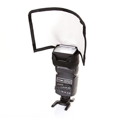 Picture of Foto4easy Foldable Universal Flash Diffuser Snoot Reflector Lambency For Canon Nikon (Small Size)