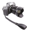 Picture of Foto&Tech Black Faux Leather Adjustable Camera Hand Wrist Strap Compatible with Nikon NEX Leica Panasonic Fuji film Olympus Pentax Samsung Mirrorless