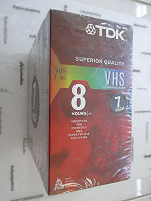 Picture of TDK VHS T-160 8 Hours 7 Pack