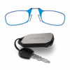 Picture of ThinOptics unisex adult Keychain Case + Reading Glasses, Blue, 44 mm US