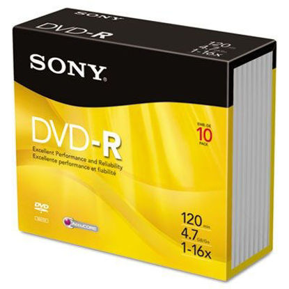 Picture of Sony DVD-R Discs SON10DMR47R4