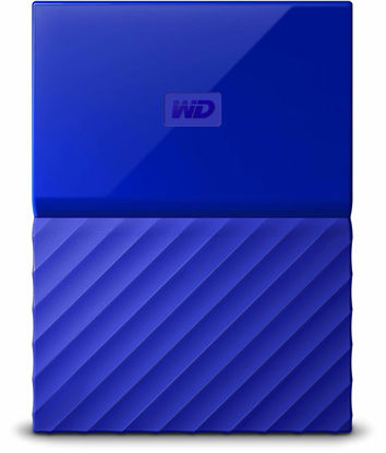 Picture of WD 1TB Blue USB 3.0 My Passport Portable External Hard Drive (WDBYNN0010BBL-WESN)
