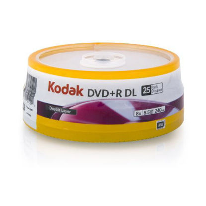 Picture of Kodak 50120 8x DVD+R DL (25 Pack)