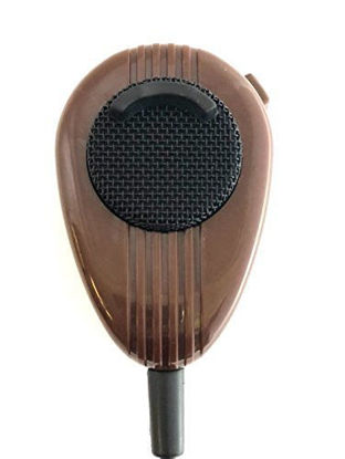 Picture of Pro Trucker Driver's Product DP56 Brown Dynamic Noise Cancelling 4-Pin CB Microphone