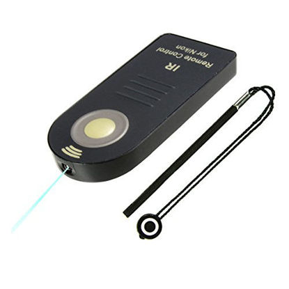 Picture of Foto&Tech FTML-L3 Wireless Remote Compatible with Nikon D7500 D750 D3400 D3300 D3200 D5500 D5300 D5200 D7200 D7100 D610 D600 D60 D80 D90/COOLPIX P900 P7800 A/Nikon 1 J1 J2/1 V1 V2 V3+Lens Cap Holder