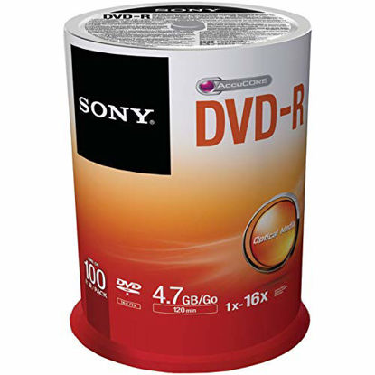Picture of Sony - Dvd-R Discs 4.7Gb 16X Spindle "Product Category: Storage Media/Dvds"