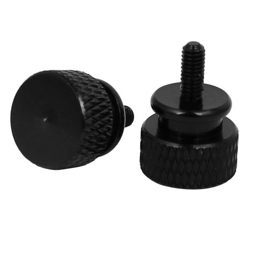 Viti A Testa Zigrinata M5 In Alluminio Con Pomelli In Acciaio Inox – Lunghezze 6-100mm, Nuove