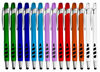 Picture of Stylus Pen for Touch Screens & Writing Pens, with Sensitive Stylus Tip - 2 in 1, for Your iPad, iPhone, Kindle, Nook, Samsung Galaxy, Tablets & Phones - Assorted Barrel Colors, Black Ink, 14 Pack