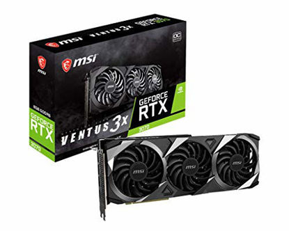 Picture of MSI Gaming GeForce RTX 3070 8GB GDRR6 256-Bit HDMI/DP TORX Fan 3.0 Ampere Architecture OC Graphics Card (RTX 3070 VENTUS 3X OC)