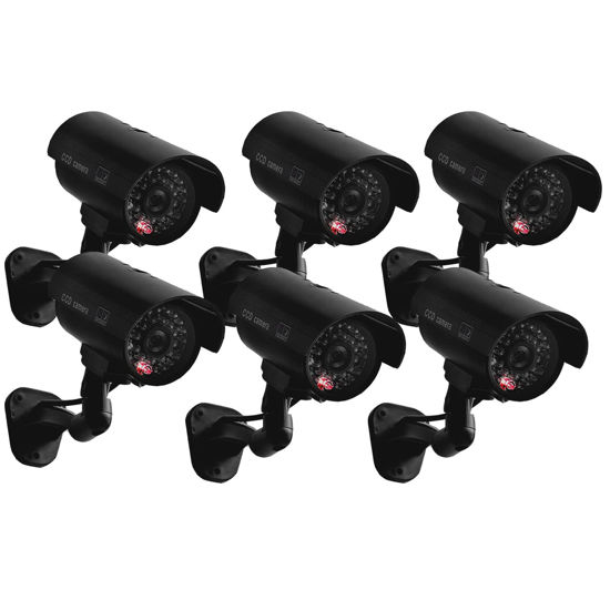 GetUSCart JYtrend Fake Camera, Dummy Camera CCTV Surveillance System with Realistic Red LED