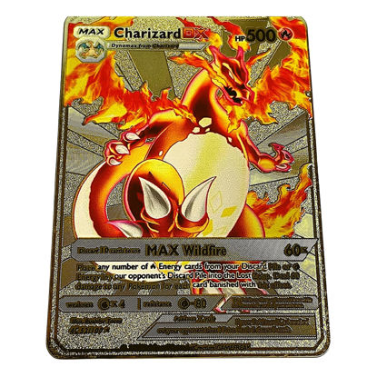 Picture of Charizard DX Metal Gold Card - Limited Supply