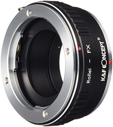 Picture of K&F Concept Adapter for Rollei QBM Mount Lens to Fujifilm X-T10 X-Pro2 Camera