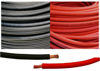 Picture of 1/0 Gauge 1/0 AWG 7.5 Feet Black + 7.5 Feet Red Welding Battery Pure Copper Flexible Cable Wire - Car, Inverter, RV, Solar