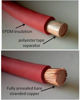 Picture of 1/0 Gauge 1/0 AWG 50 Feet Red Welding Battery Pure Copper Flexible Cable Wire - Car, Inverter, RV, Solar