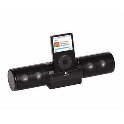 Picture of Logitech mm32 Portable Speaker System for Pod and other MP3 Players(Black)