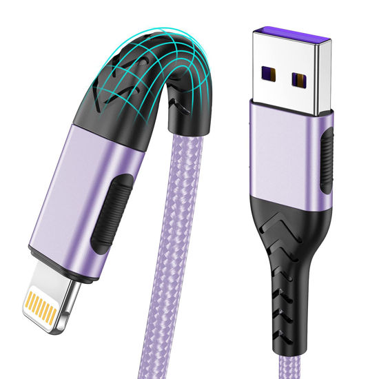 GetUSCart iPhone Charger Apple MFi Certified Durcord 3Pack