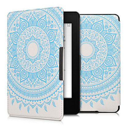 kwmobile Cover for Kobo Aura H2O Edition 2 - Fabric e-Reader  Case with Built-in Hand Strap and Stand - Grey : Electronics