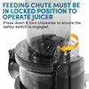 Picture of Elite Gourmet EJX600 Compact Small Space-Saving Masticating Slow Juicer, Cold Press Juice Extractor, Nutrient and Vitamin Dense, Easy to Clean, 16 oz Juice Cup, Charcoal Grey