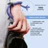Picture of Foto&Tech Climbing Rope Camera Wrist Strap Quick Release US Made Compatible with Fuji X-T3 X-T20 X-T2 X-Pro2 Sony A6600 A6500 A6400 RX100VII Leica D-Lux 7 Ricoh GR III Canon G9 X Mark II (34cm, R/B/W)