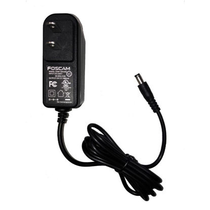 Picture of Foscam US Standard DC Power Supply 12V 1000mAh -Black