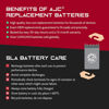 Picture of Extreme Battery XTAX5L-BS Powersports Replacement Battery - This is an AJC Brand Replacement