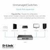 Picture of D-Link Ethernet Switch, 16 Port Gigabit Unmanaged Network Internet Hub Desktop Rackmount, Plug N Play (DGS-1016C)