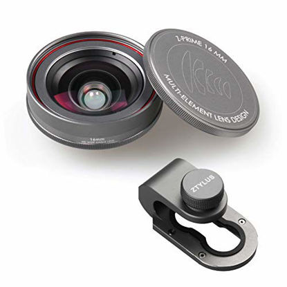 Picture of Ztylus Z-Prime Universal 16mm Wide Angle Lens, for iPhone, Samsung Galaxy, Google Pixel
