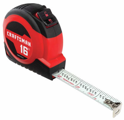 Picture of CRAFTSMAN Tape Measure, Self-Lock, 16-Foot (CMHT37216S)