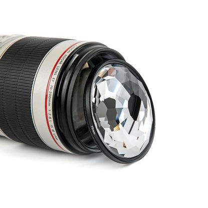 Picture of 77mm Kaleidoscope Filter, Colorful Prism Variable Number of Shooting Objects Gourmet Wedding Effect SLR Accessories