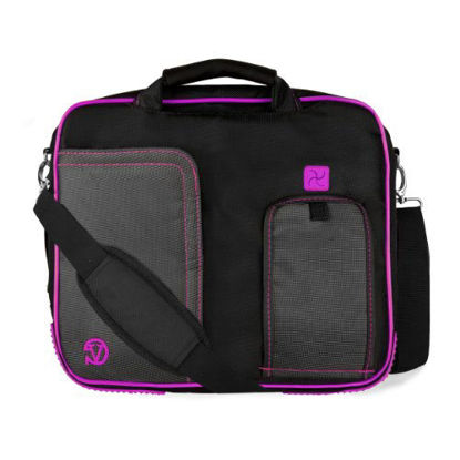 Picture of Purple Laptop Messenger Bag for HP Chromebook, Elite, EliteBook, Stream, ProBook 11.6" 12-inch