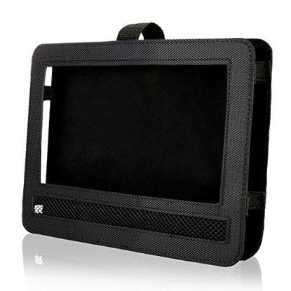 Picture of Car Headrest Mount Holder Strap Case for Swivel & Flip Style Portable DVD Player (9.5 inch)