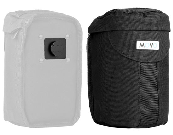 Picture of Movo LCB300 Lens Pouch Add-on for The MB2000, MB1000, MB700, MB600 Camera Carrier Holster Systems