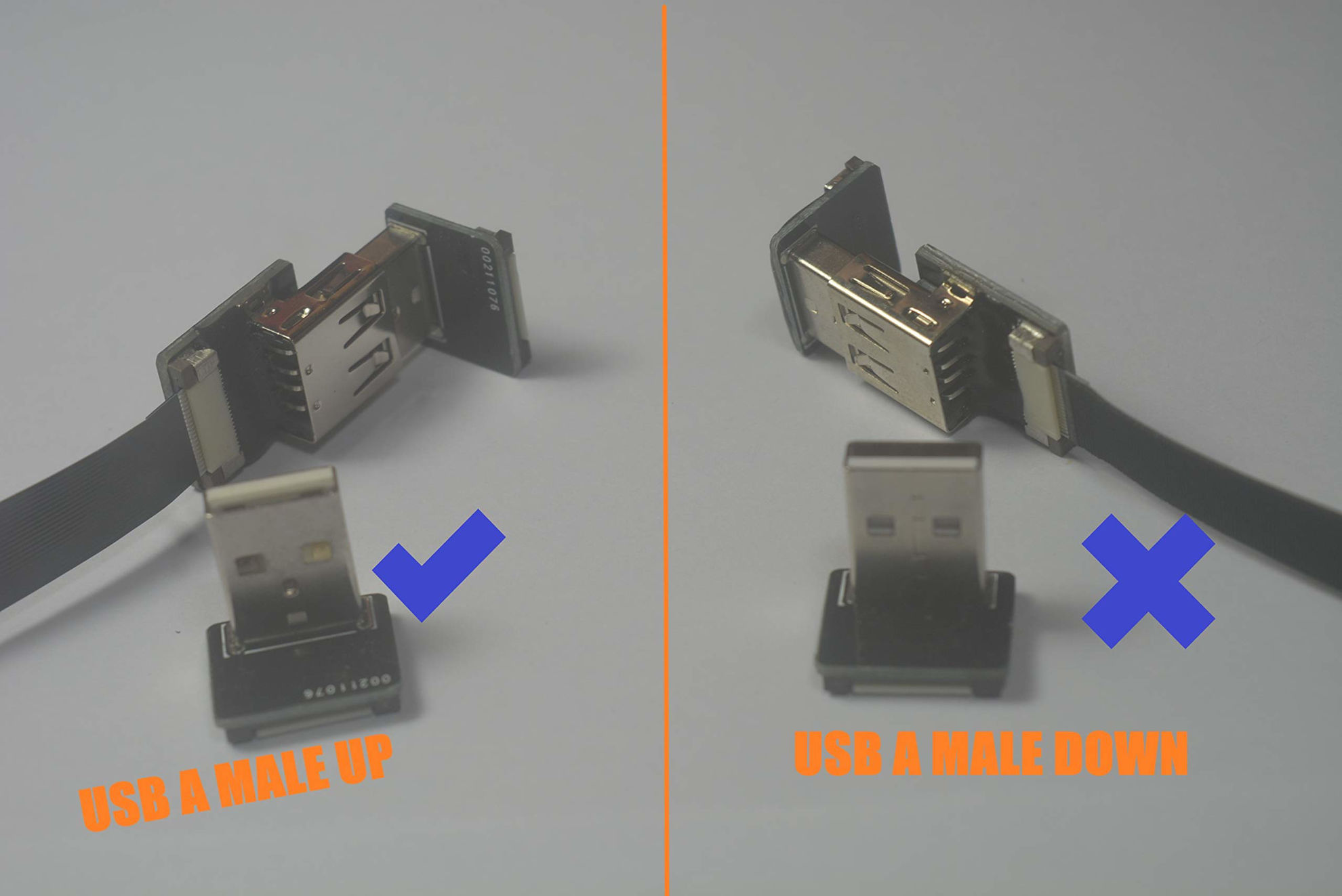 GetUSCart- Soft Flat Slim Thin Ribbon Micro USB Male 90 Degree Angled ...