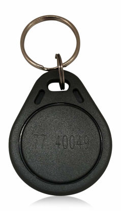 Picture of 10 AuthorizID Thin 26 Bit Proximity Key Fobs Weigand Prox Keyfobs Compatable with ISOProx 1386 1326 H10301 Format Readers. Works with The vast Majority of Access Control Systems