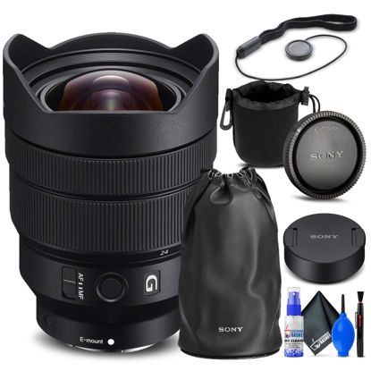 Picture of Sony FE 12-24mm f/4 G Lens (SEL1224G) + Lens Pouch + Lens Cap Keeper + Cleaning Kit + More