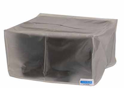 Picture of Comp Bind Technology Dust Cover for HP OfficeJet 5258 All-in-One Printer, Clear Vinyl Anti-Static Dust Cover Dimensions 17.52''W x 14.45''D x 7.52''H by Comp Bind Technology