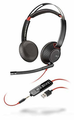 Picture of Plantronics Blackwire C5220 Headset 207576-01 (Renewed)
