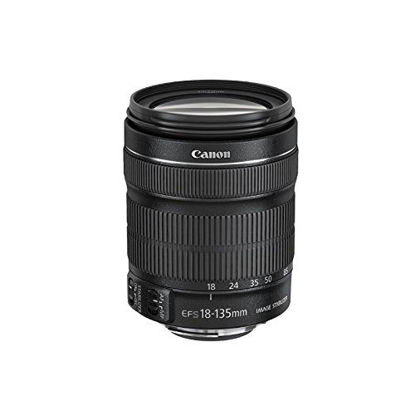 Picture of Canon EF-S 18-135mm f/3.5-5.6 is STM Lens in White Box, with 1-Year Canon USA Warranty