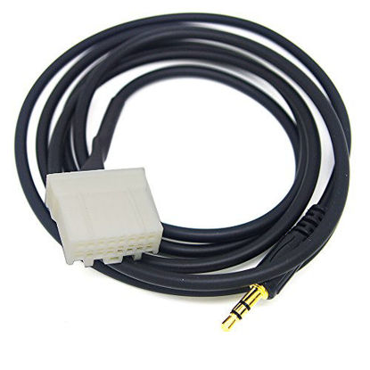 Picture of CBK New Car 3.5mm AUX Audio CD Interface Adapter Cable for Mazda 2 3 5 6 2006-2013