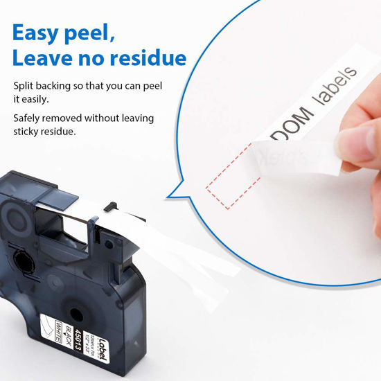 GetUSCart 3 Pack a45013 Refill Replace for Dymo D1 45013 S0720530s