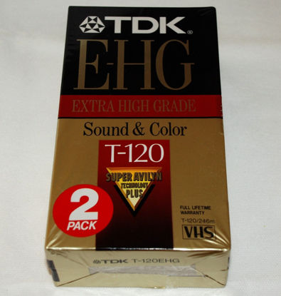 Picture of TDK Extra High Grade T-120 (2 Pack)