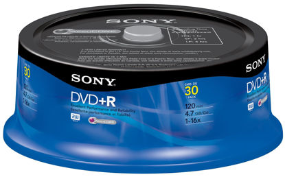 Picture of Sony 30DPR47RS4 DVD+R Recordable Media 16X 4.7GB 30-Pack Spindle (Discontinued by Manufacturer)