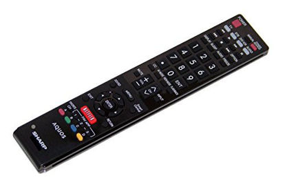 Picture of OEM Sharp Remote Control Specifically for LC52LE810UN, LC-52LE810UN, LC60C6500UA, LC-60C6500UA, LC60LE857, LC-60LE857