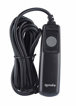 Picture of Opteka 3-Foot Remote Shutter Release Switch Cable for Canon EOS 7D, 6D, 5D, 5DS, 5DSR, R, 1D, 1DX, Mark II III IV, 50D, 40D, 30D, 20D, 10D, 1V, 3, RS-80N3 Replacement